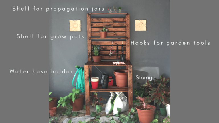 ikea hejne potting table