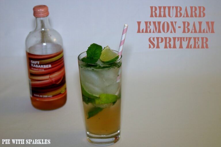 Recipe to try: Rhubarb-Lemon Balm Spritzer